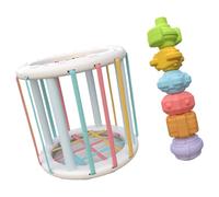 Oxtxuzdm Jouet éducatif pour bébé - Cube sensoriel pour développer la motricité fine et les sens sensoriels