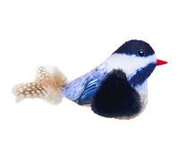 Oxtxuzdm Jouet interactif en forme d'oiseau en forme d'oiseau en peluche avec sons réalistes d'oiseau mignon quand il n'est pas préférable de s'ennuyer pour les exercices de jeu de chaton