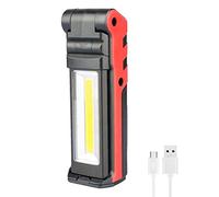 Oxtxuzdm Lampe de travail LED avec base et crochet USB rechargeable Lampes solaires de jardin suspendues