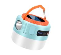 Oxtxuzdm Lampe solaire étanche à suspendre pour camping - Rechargeable par USB - Lampe LED d'urgence avec télécommande portable