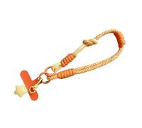 Oxtxuzdm Lanière de téléphone à la mode, double attache détachable, coordination, ajustement antidérapant, sangle de poignet pendentif, sangle de téléphone tendance pour femme