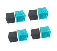 Oxtxuzdm Les cubes de nettoyage avancés de l'eau au carbone pour aquariums absorbent les impuretés et améliorent les systèmes de filtration des réservoirs biologiques
