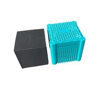 Oxtxuzdm Les cubes de nettoyage avancés de l'eau au carbone pour aquariums absorbent les impuretés et améliorent les systèmes de filtration des réservoirs biologiques