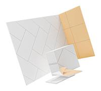 Oxtxuzdm Lot de 12 panneaux de brique antibruit à haute absorption pour installation en studio et maisons