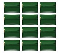 Oxtxuzdm Lot de 12 pochettes à bijoux portables et élégantes avec fenêtre transparente - Accessoire de décoration d'intérieur pour voyage et usage quotidien - Solution d'emballage de bijoux