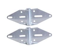 Oxtxuzdm Lot de 2 charnières de rechange pour porte de garage en fer robuste pour charnière de porte de garage