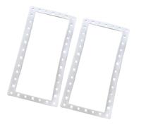 Oxtxuzdm Lot de 2 joints d'écumoire automatique pour piscine au sol SPX1091GW SP1091LX - Large ouverture papillon - Accessoires de filtre en silicone