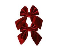 Oxtxuzdm Lot de 2 nœuds veloutés à usage multiple - Décoration de Noël de qualité supérieure pour décorations d'arbre et centres de table - Pour vitrine de magasin