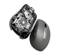 Oxtxuzdm Lot de 3 coques pour dispositif de contrôle du curseur de jeu : boîtier supérieur/inférieur robuste et coque d'assemblage de roue