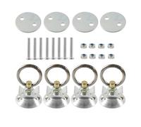Oxtxuzdm Lot de 4 points d'ancrage d'ancrage pour lits de camion ou remorques aux systèmes de moto L Track