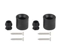 Oxtxuzdm Lot de 4 supports de porte de remorque, pare-chocs, douilles amovibles en caoutchouc souple et résistant à la décoloration