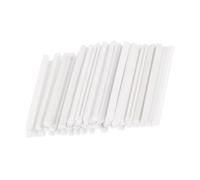 Oxtxuzdm Lot de 50 bandes en caoutchouc de 35 mm - Guide des tailles - Pièces de rechange universelles pour animaux de compagnie - Accessoire de toilettage durable - Pièces de rechange