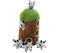 Oxtxuzdm Lot de 6 jouets interactifs en peluche pour animaux de compagnie encouragent les compétences naturelles de recherche de nourriture à cacher et chercher pour le jeu, jouets interactifs doux