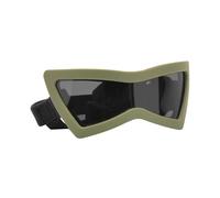 Oxtxuzdm Lunettes de protection permanente pour chien avec casque modifiable pour la protection contre la lumière du soleil et l'organe de la vue