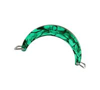 Oxtxuzdm Luxueuse poignée de sac à main en résine avec boucles en métal pour sacs à main faits à la main, poignée de remplacement de sac à main, accessoires de sac de navetteurs, 06Style, One Size