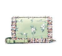 Oxtxuzdm Luxueux sac à bandoulière en chaîne avec broderie délicate et chaîne de perles, petit carré, un must have pour les créateurs de mode, sac à bandoulière confortable et élégant, Vert, One Size