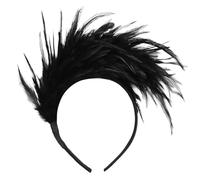 Oxtxuzdm Mardi Gras Party Plume Hairband Carnivals Hairhoop Head Accessoires Pour L'événement Danse Le Festival Musique Gathering Flower Headpiece