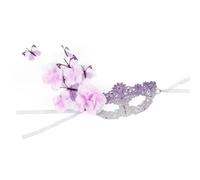 Oxtxuzdm Masque De Mascarade En Dentelle Papillon Élégant Sangle Cravate Réglable Pour Les Fêtes Costumées D'halloween Événement Cosplay Conception En Tissu Respirant Masque Sangle Cravate