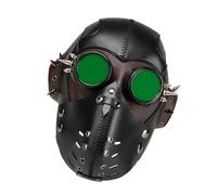 Oxtxuzdm Masque de protection pour motocyclistes style punk sangles réglables Cosplay Costume d'Halloween Fête Essentiel Halloween Biker Masque facial