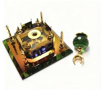 Oxtxuzdm Modèles de véhicules de bureau, répliques d'architecture sacrée, décorations d'intérieur de luxe, décorations de voiture de bureau idéales