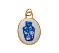 Oxtxuzdm Pendentif Ovale Unique en Acier Inoxydable pour Collier Boucles d'oreilles Designs Créatifs pour La Fabrication De Bijoux Faits À La Main Breloques De Bijoux en Acier Inoxydable