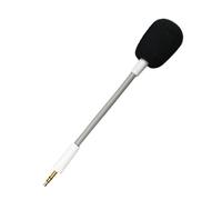 Oxtxuzdm Perche de microphone amovible de rechange de 3,5 mm avec manchon éponge antibruit pour réparation X