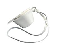 Oxtxuzdm Petit sac à bandoulière compact et porte-monnaie avec cordon réglable pour femmes et adolescentes, beige, One Size