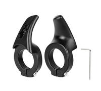 Oxtxuzdm Poignée de guidon réglable en forme de corne pour VTT - Poignée en nylon - Repose-pouce - Accessoires de cyclisme