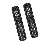 Oxtxuzdm Poignée ergonomique pour guidon de vélo avec revêtement antidérapant en nid d'abeille léger et durable