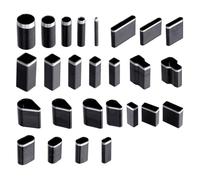 Oxtxuzdm Poinçonneuse elliptique avancée en acier inoxydable avec prise en main confortable pour ceintures en cuir, tissu, fournitures artisanales pour cuir et tissu