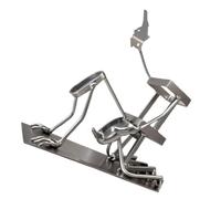 Oxtxuzdm Porte-bouteilles en métal pour rangement de vin et décoration de cuisine et salon Motif tête de mort