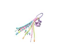 Oxtxuzdm Porte-clés en corde tressée sur le thème de la nature en ABS avec mousqueton pour sacs, accessoires de sac moderne, paracorde, téléphone, D