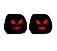 Oxtxuzdm Protecteurs D'appui-tête en Polyester Universellement Doux Décorations Hilarantes d'halloween pour Voitures SUV Et Véhicules Décorations De Voiture Amusantes