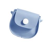 Oxtxuzdm Sac à main tendance en cuir synthétique pour adolescentes, petites pochettes pour pièces de monnaie, cadeaux d'anniversaire, bleu, 8*5*19cm