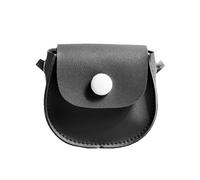 Oxtxuzdm Sac à main tendance en cuir synthétique pour adolescentes, petites pochettes pour pièces de monnaie, cadeaux d'anniversaire, Noir , 8*5*19cm