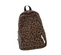 Oxtxuzdm Sac d'école pour étudiant - Automne et hiver - Grande capacité - Pour ordinateur portable - Imprimé léopard - Voyage Preppy Automne Hiver - École - Imprimé léopard, marron