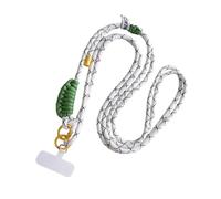 Oxtxuzdm Sangle de cou rétractable en nylon souple avec crochet en métal renforcé, adaptée pour un port confortable toute la journée et un style de vie actif, cordon mobile antidérapant