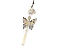 Oxtxuzdm Sangle de téléphone faite à la main avec pendentif papillon unique pour femme, texture acrylique, convient pour les femmes à la mode, bijoux sur le thème des papillons, breloque de téléphone