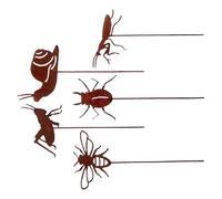 Oxtxuzdm Sculpture animale en fer antique résistant aux intempéries pour décoration extérieure et paysage, sculptures murales rouillées artistiques