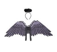 Oxtxuzdm Serre-tête élégant en plumes d'ange pour femmes et filles, accessoire de costume pour carnaval, cosplay, festivals, spectacles de scène, Halloween, costume d'ange pour femmes et filles