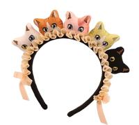 Oxtxuzdm Serre-tête pour chats - Accessoires pour cheveux créatifs - Bandeau amusant de dessin animé - Coiffe de cosplay d'Halloween - Coiffe de dessin animé amusant
