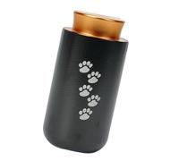 Oxtxuzdm Simple Casket Ashes Jar Vessel Ashes for Pet Urn Carvings Memorial Small Jar Container Stainless Steel Pet