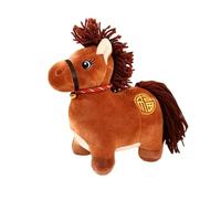 Oxtxuzdm Starsign Horse Fleece Twenty Six Newyear Decoration Soft Toy Symbolizing Success Courage Ideal Present for Family Comrades Comfortable Horse Packed Toy Decoration