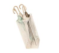 Oxtxuzdm Support de parapluie décoratif imperméable pour entrée intérieure - Cadre en fer antirouille - Mailles ventilées - Accès facile et nettoyage - Grande capacité