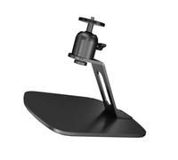 Oxtxuzdm Support de projecteur réglable en métal avec filetage 6,35 mm, support de bureau stable pour home cinéma, bureau, salle de conférence, angle d'installation sans perçage, support de projection