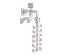 Oxtxuzdm Support de rangement mural sur le thème du robot ludique pour accessoires de cheveux, décorations de chambre d'enfant, organiseurs robustes en ABS multi-usages