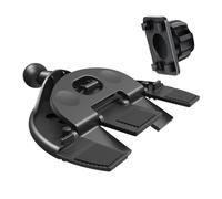 Oxtxuzdm Support de smartphone compact avec fente pour disque de voiture - Rotation à 360 degrés - Angle de vision optimal - Pour tablettes de 4,7 à 7,1"