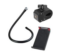 Oxtxuzdm Support de tablette en tube métallique avec poignée de 35 mm d'épaisseur, tuyau de 13 à 47 mm compatible avec un tuyau de positionnement stable, support de tablettes compatible