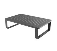 Oxtxuzdm Support d'écran avec tiroir et porte-stylo, organiseur de bureau coulissant pour imprimante d'écran