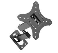 Oxtxuzdm Support mural en fer durable pour écrans et téléviseurs de 10 à 32 pouces avec support mural extensible